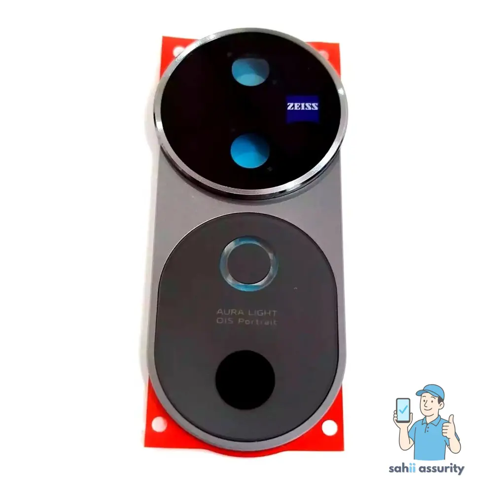 Camera Lens Glass with Frame for Vivo V40 5G Grey